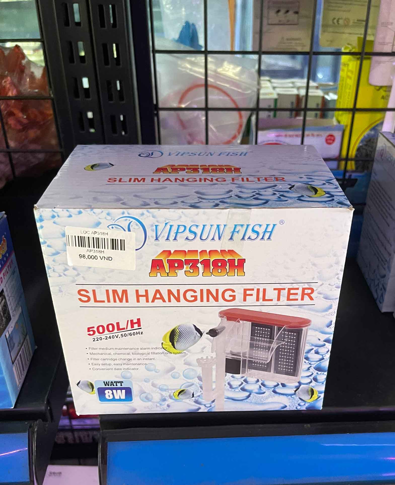 Lọc Thác Vipsun fish AP318H dùng trong thủy sinh cá cảnh