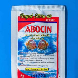 Abocin Arc diệt lỡ loét, đốm đỏ, nấm cho cá cảnh (5gram)